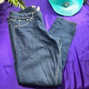 📌17/21 Exclusive Denim Ripped Jeans Distressed Denim  Plus Size Skinny